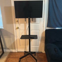 Portable Tv Stand With Tv