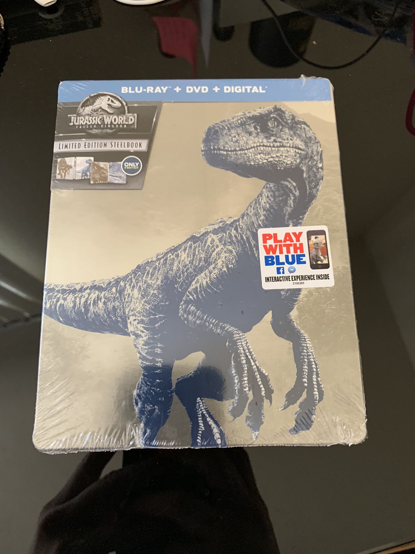 Jurassic World: Fallen Kingdom (BluRay + DVD + Digital) [Steelbook]