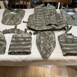 Interceptor Ballistic Body Armor   Vest Set