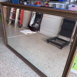 Custom Frame, Beveled Edge Mirror