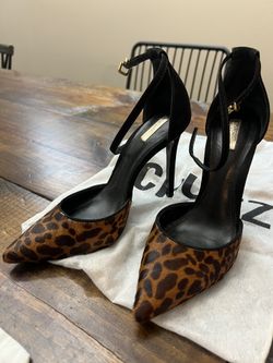 Schutz Naiara Natural/Black Heels (size 7.5)