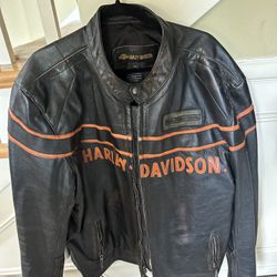 Harley Davidson Leather Bike Jacket 3xl