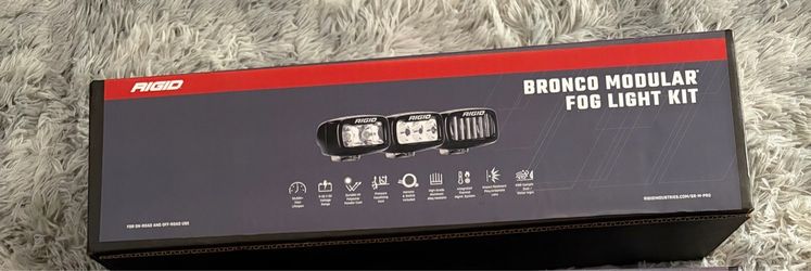 Rigid Bronco Modular Fog Light Kit