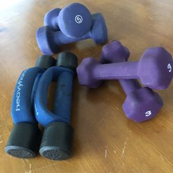 3 Sets Of Dumbbells 