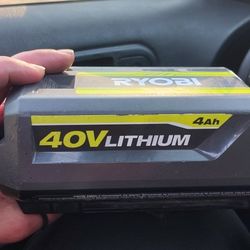 Ryobi 40V Lithium Battery 4Ah