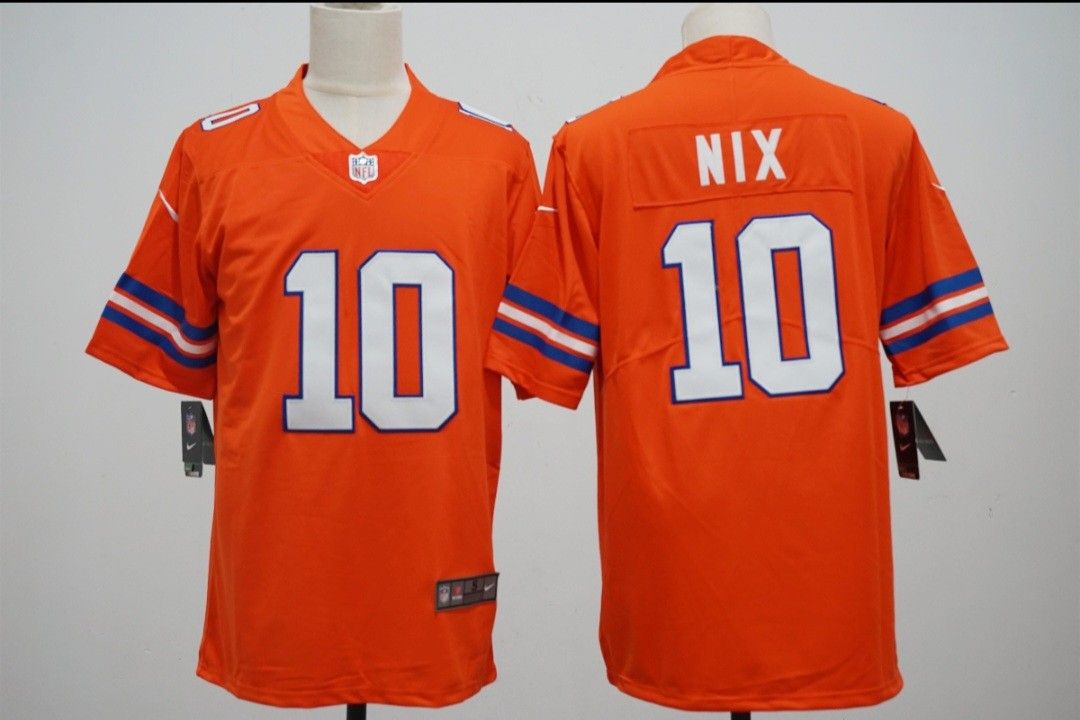 Bo Nix #10 Denver Broncos THROWBACK JERSEY