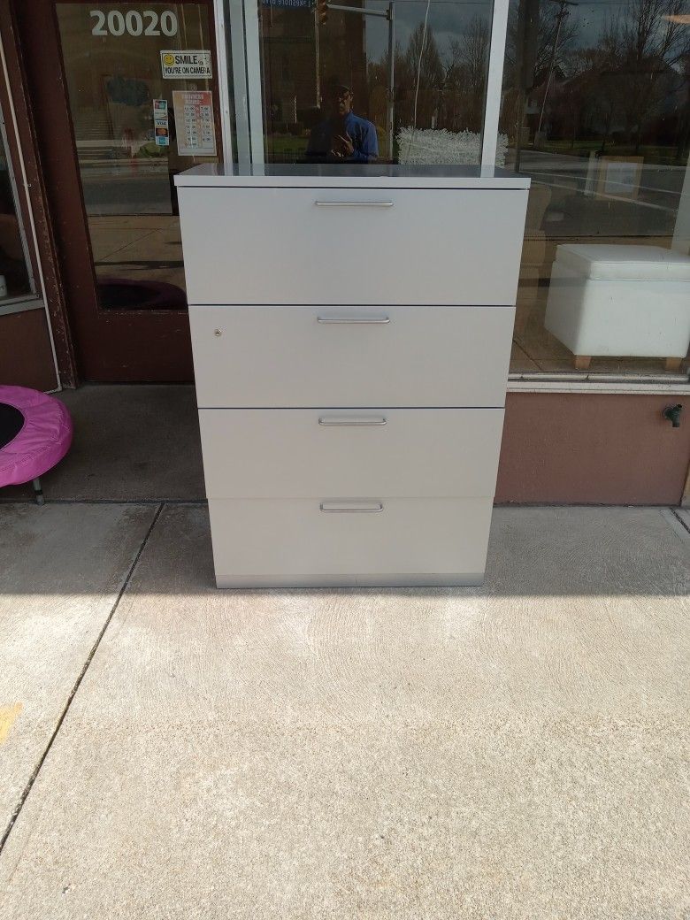 Nice Stainless Steel File Cabinet. No Key