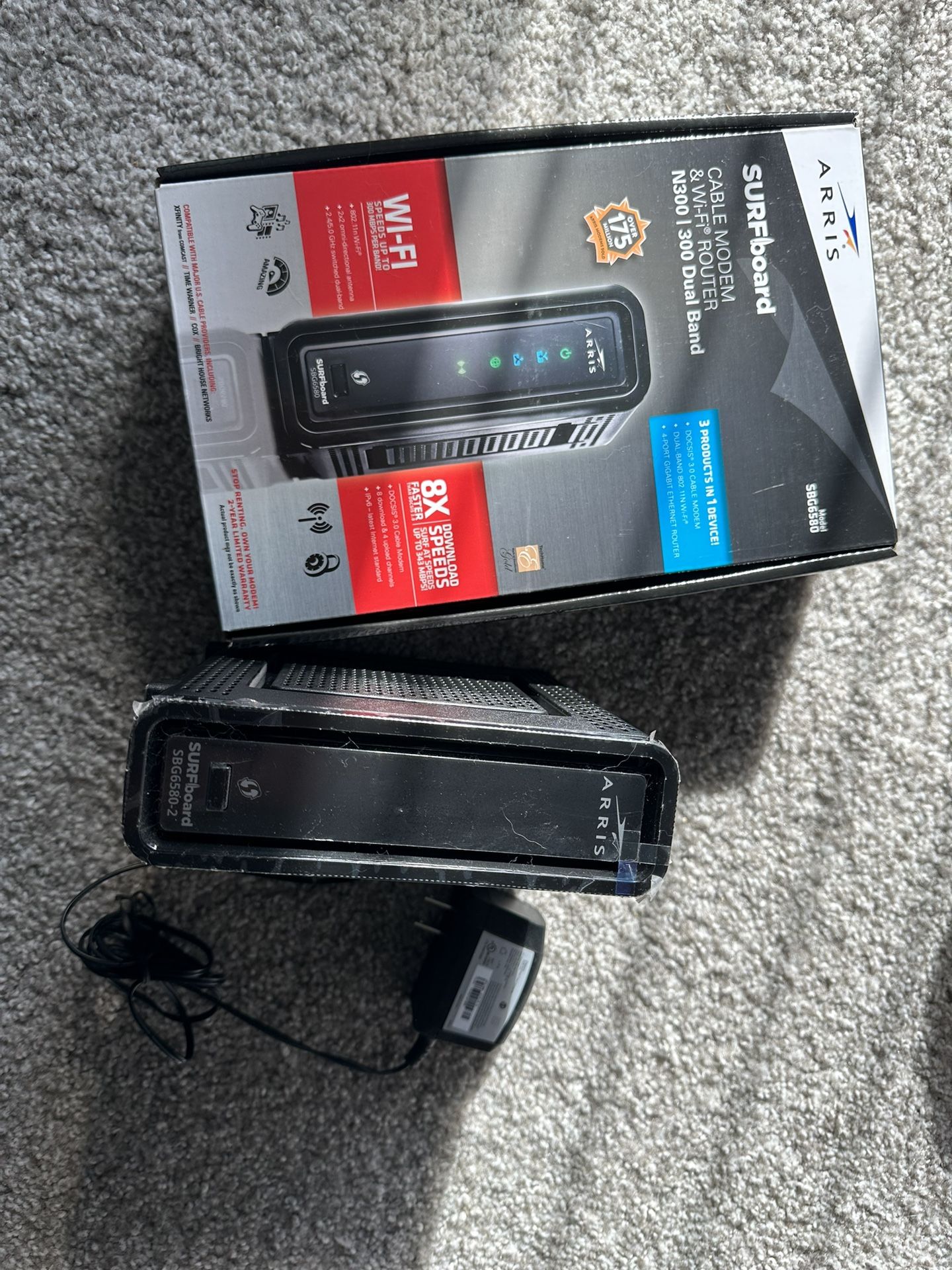 Arris Modem Router Dual Band WIFI