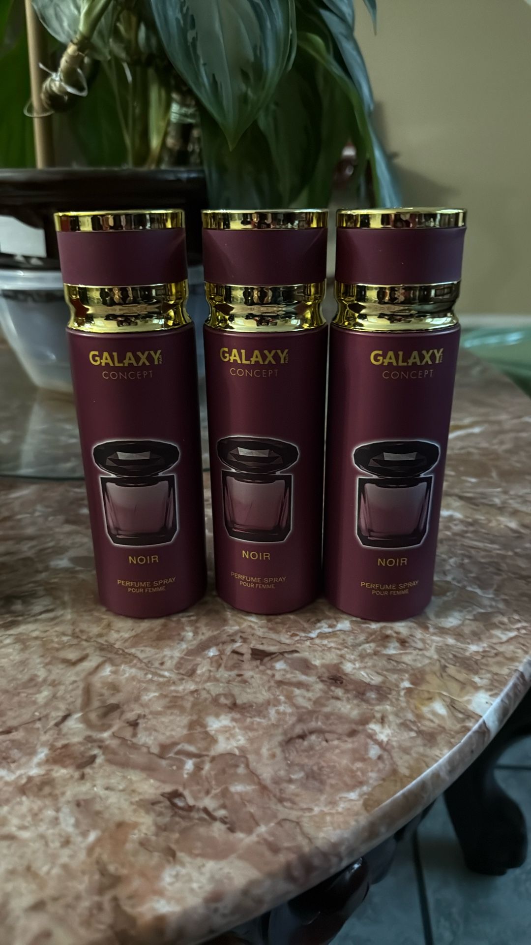 Noir Perfume Body Spray Set