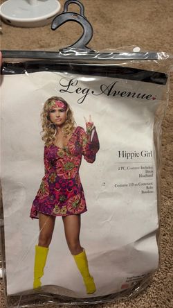leg Avenue hippie girl costume size/taille M/L