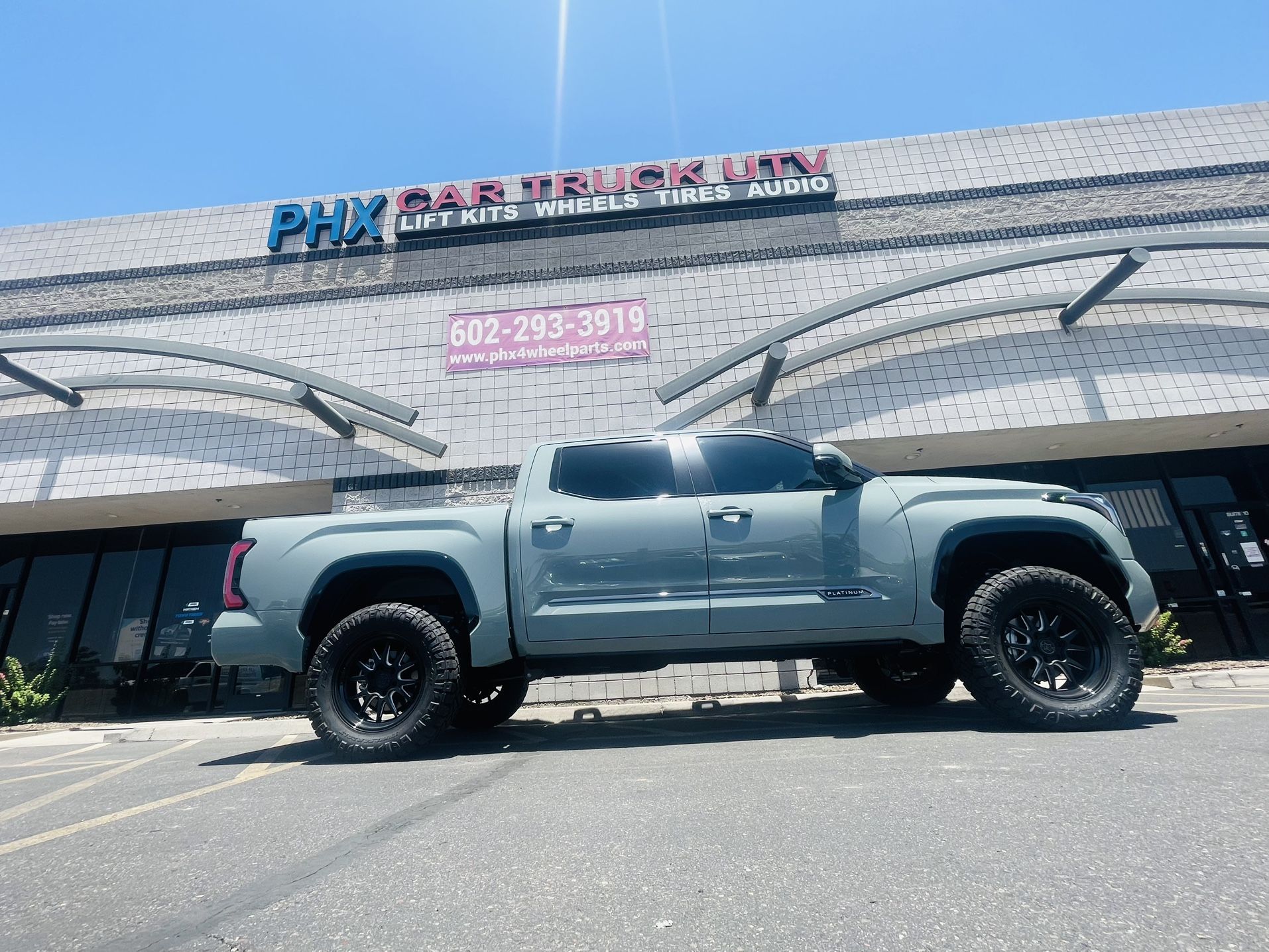 Toyota Tundra Wheels Tires Leveling & Lift Kits Accessories intakes Side Stows Bed Covers Air-bag Kits Installations. (WE Finance)