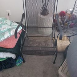 2 Cast Iron Chairs 