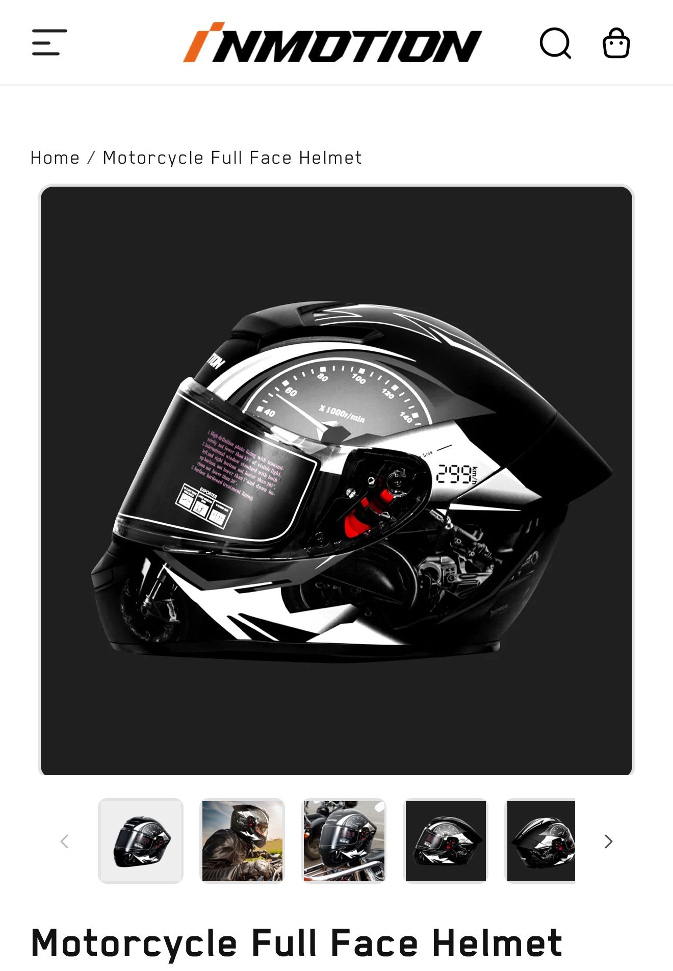 Motorcycle Full Face Helmet