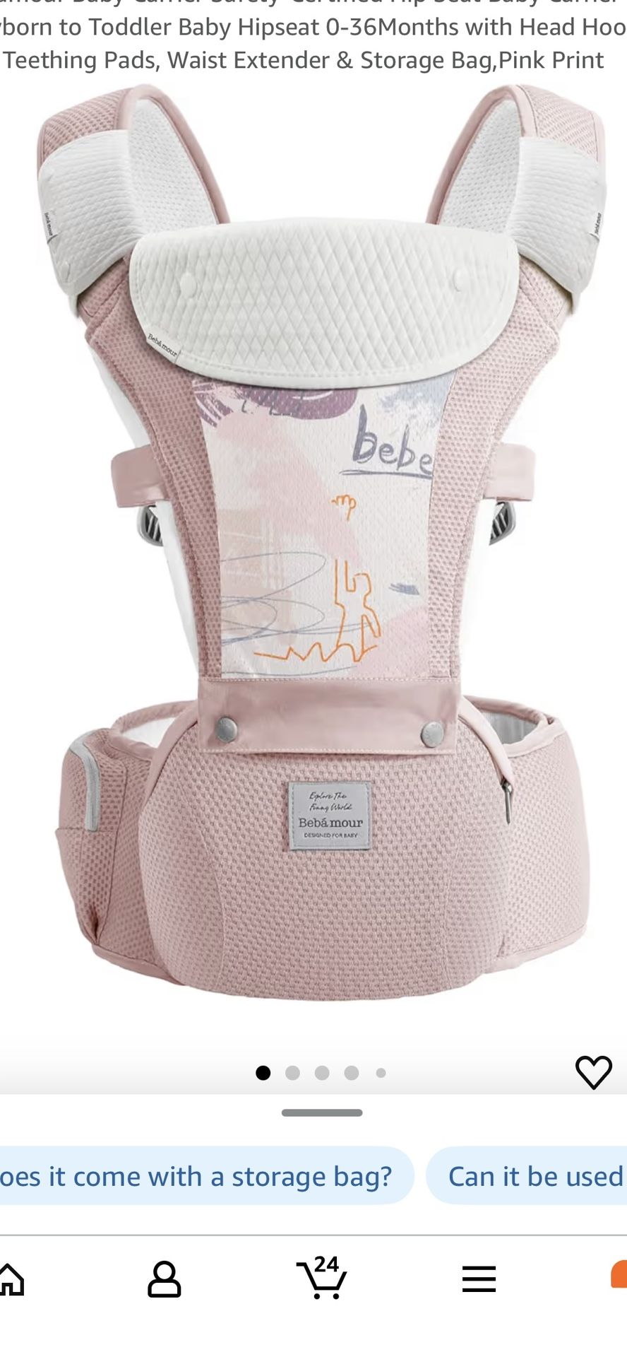 Baby carrier Pink