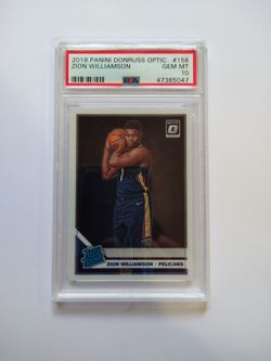Zion Williamson RC 2019 Optic PSA10