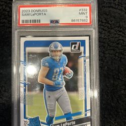 Sam Leporta Rated Rookie Psa 9