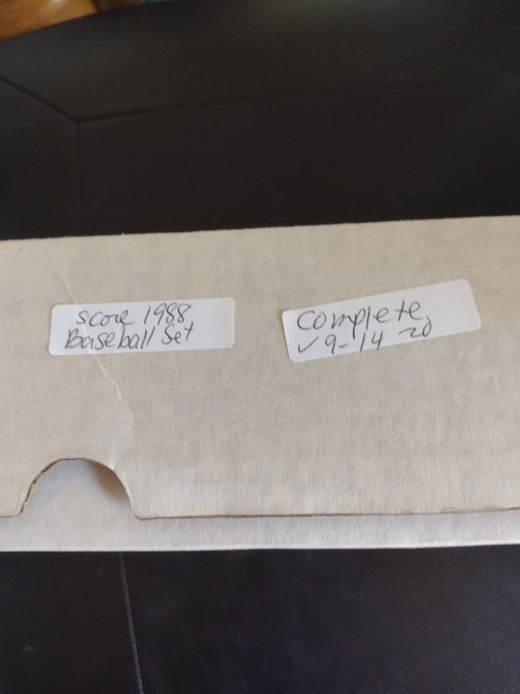Vintage Baseball Score Set Complete. Stars Ready For Grading. Excellent Condition Cash Porch Pickup Redmond