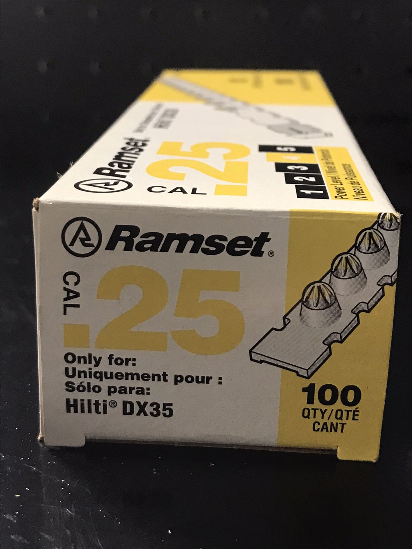 Ramset .25Caliber Loads 10/100 For HILTI DX35