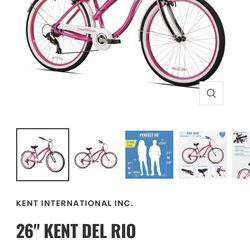 Del Río Kent Bike In Pink