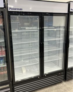 🔥HOT DEAL! 🥤NSF Commercial 2 Door Beverage Merchandiser (Exhibidor de Bebidas de 2Puerta)