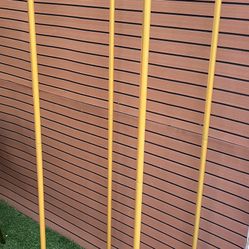 Gold Wedding Centerpiece Vase, Metal Column Flower Stand