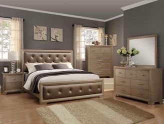 FONTAINE BEDROOM SET AVAILABLE IN QUEEN AND KING ***BRAND NEW IN BOXES***