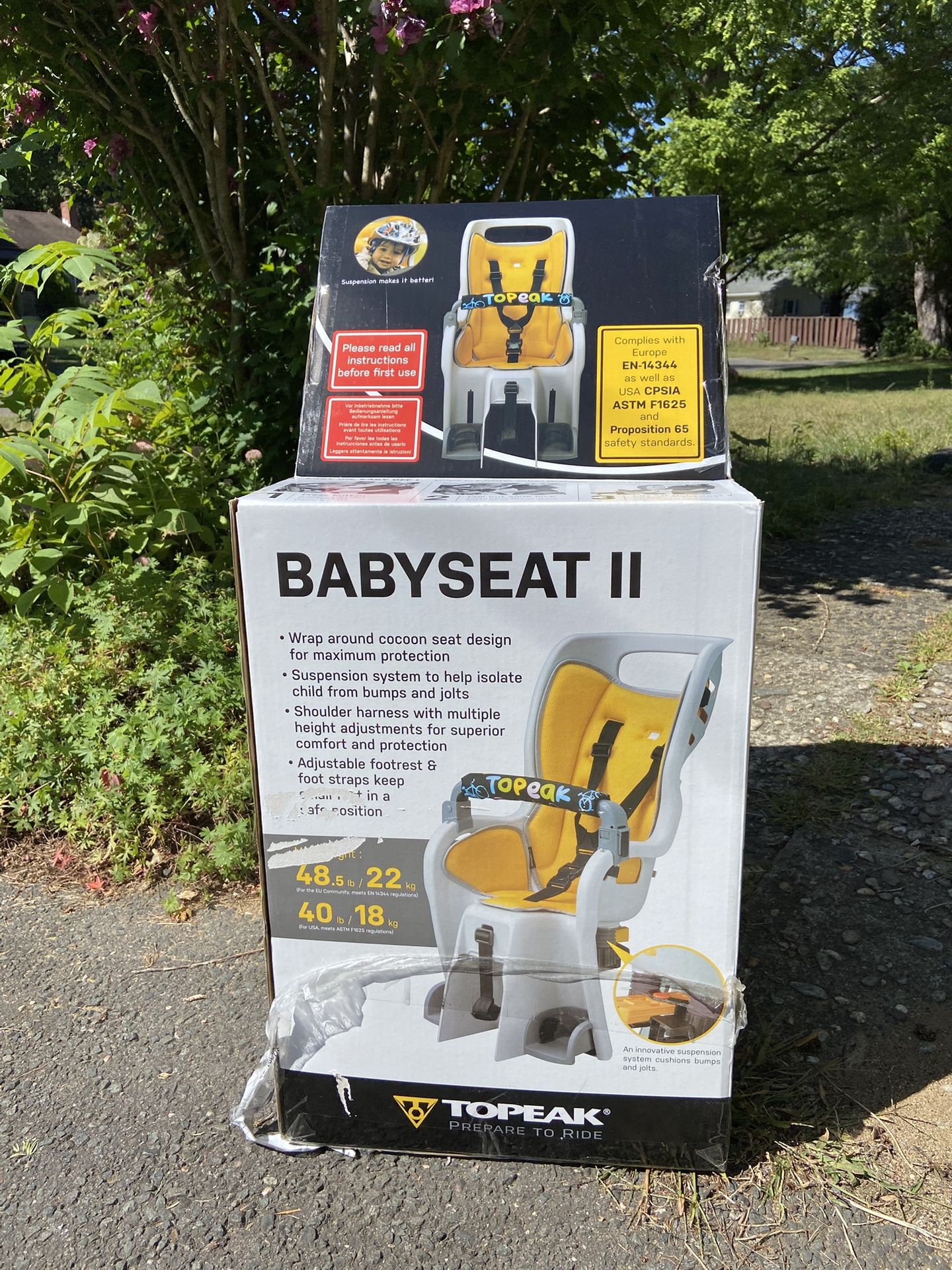 Topeak BabySeat II w/rack - BRAND NEW IN BOX!