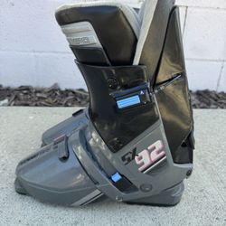 Vintage SALOMON SX 92 Rear Entry Alpine Downhill Ski Boots Men Size 350/55