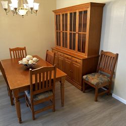 China Hutch and Table 