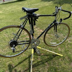 Vintage Raleigh Super Record Black Road Bike