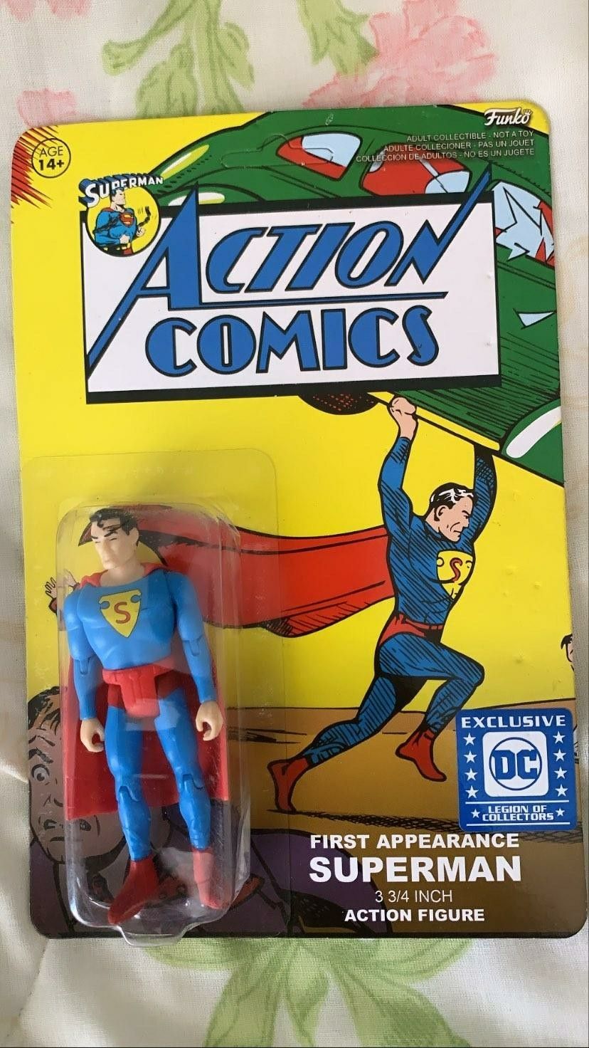 Superman Action Comics First Appearance Action Figure