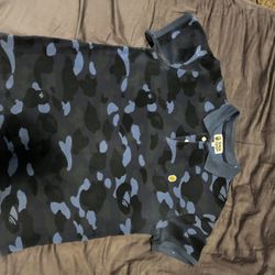 Bape collar shirt