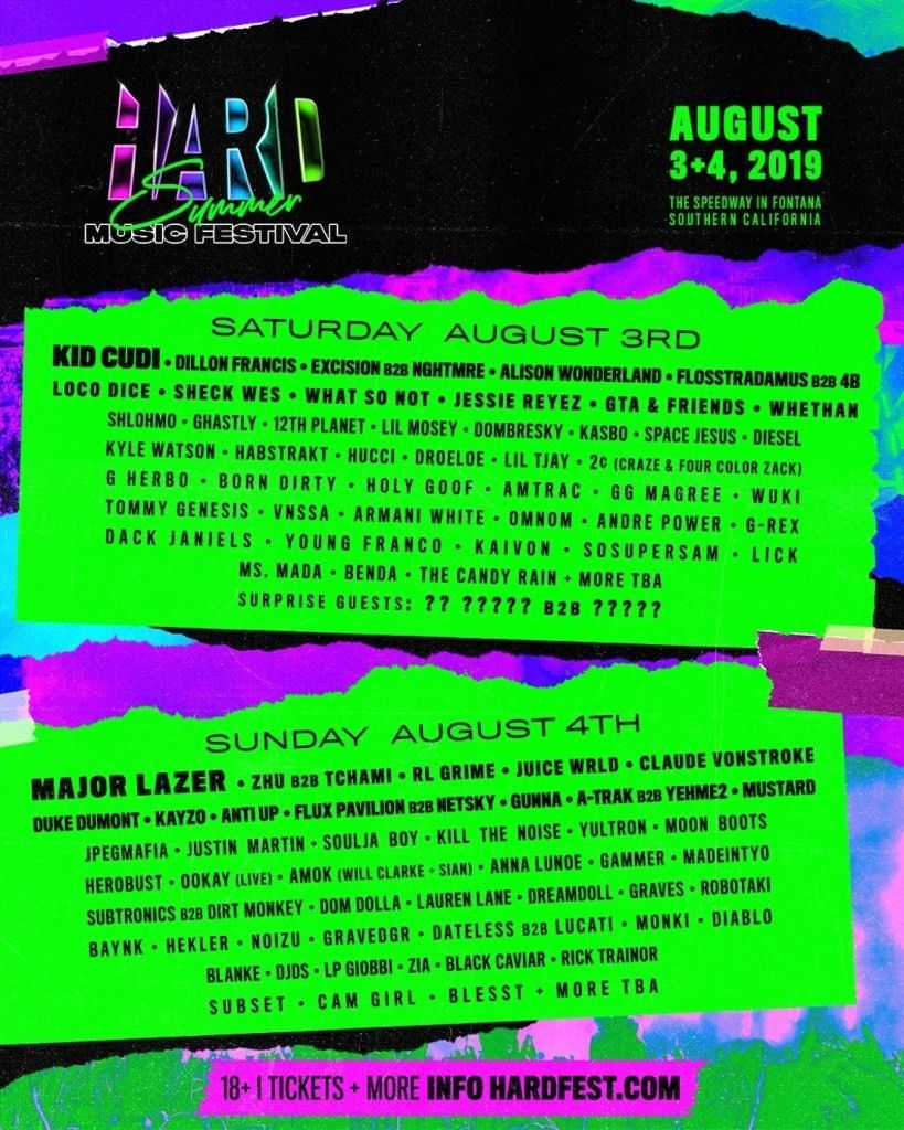 Hard summer ticket for 2day