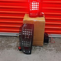 FOR 2014-2021 TOYOTA TUNDRA PAIR FULL LED TAIL LIGHT BRAKE/REVERSE LAMPS SMOKED