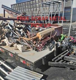METAL SCRAP PICK UP FREE //RECOJO CHATARRA METAL GRATIS ..