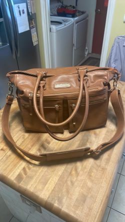 Kelly Moore Libbie leather camera bag tote