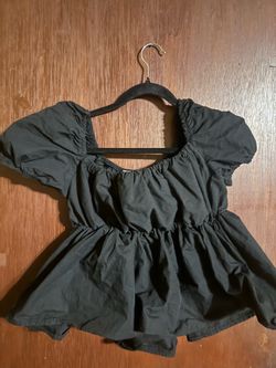 Black Babydoll Top size L
