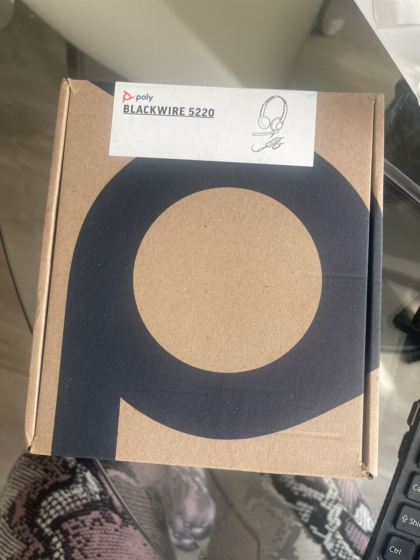POLY BLACK WIRE 5220 Headset