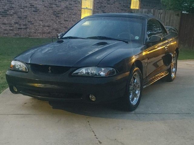 1996 Black Convertible Mustang Cobra
