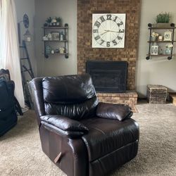 Leather Recliner 