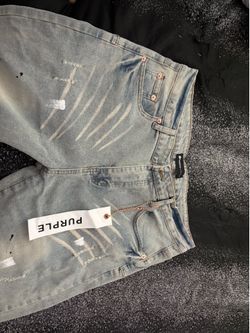 Purple jeans