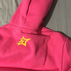 Pink Sp5der hoodie 