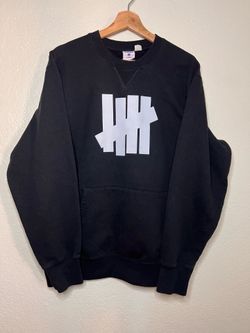 Undefeated 5 Strike Crewneck Sweater Black Size Large