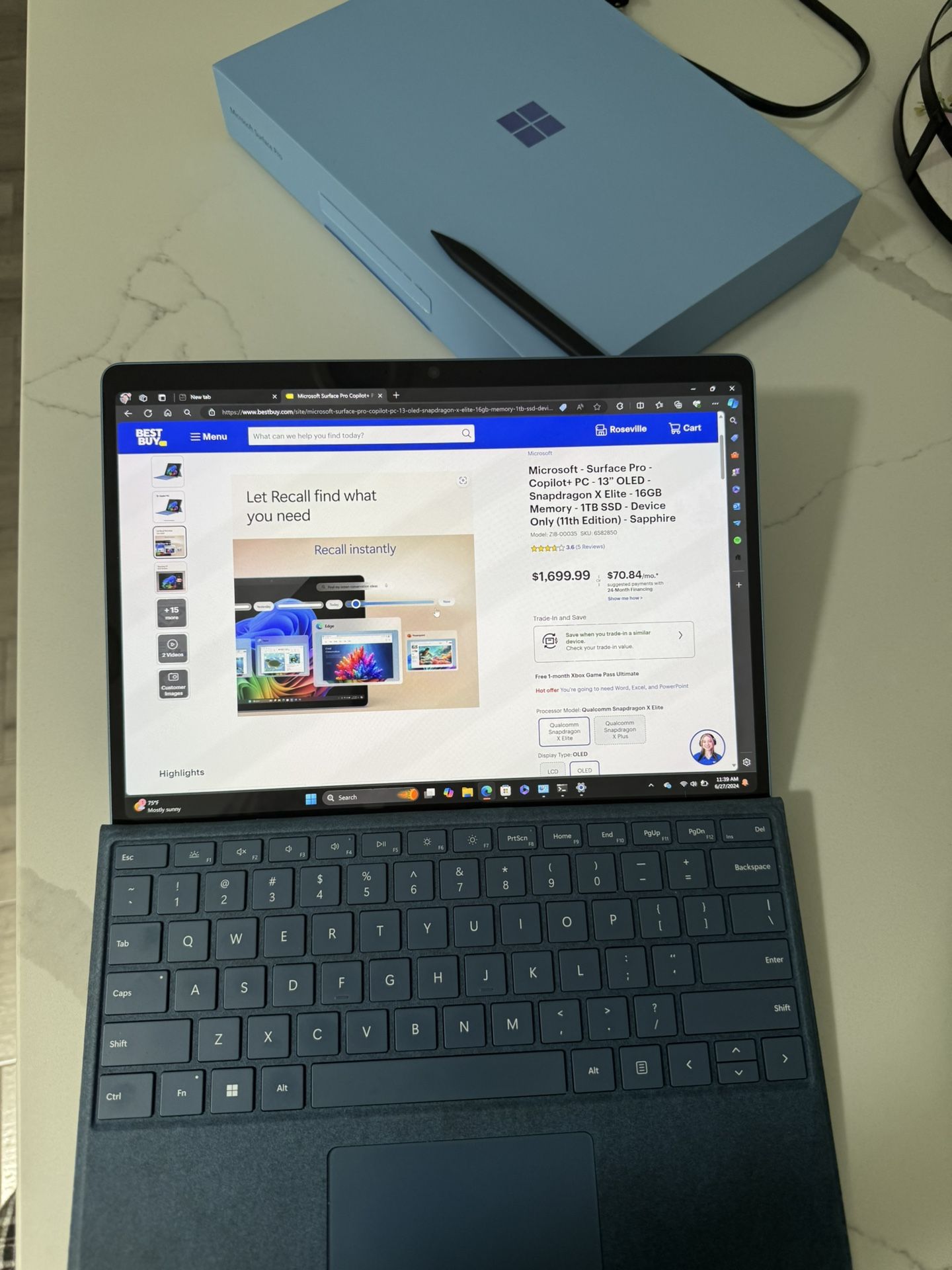 Microsoft Surface Pro 11, OLED, 2 TB