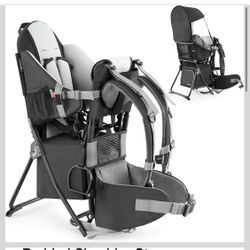 Besrey Baby Backpack Carrier, Toddler Hiking Carrier, 3-Height Seat – Open Box, Never Used, Black” 	•	Condition: “Open Box – Never Used” 	•	