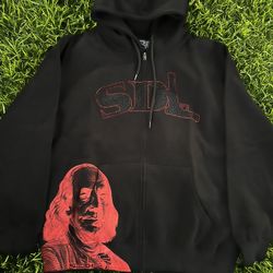 SDL CHP Rhinestone Zip Up