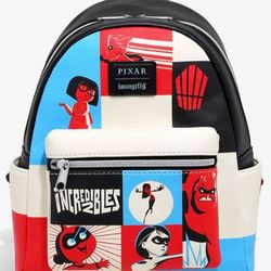 Loungefly Disney Pixar The Incredibles 2 Color-Block Mini Backpack