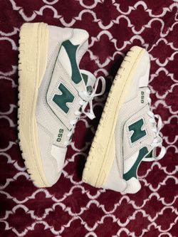 BRAND NEW NEW BALANCE 550 "OFF WHITE/GREEN" SZ 11