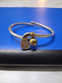 VTG 925 SILVER GOLF CLUB BRACELET