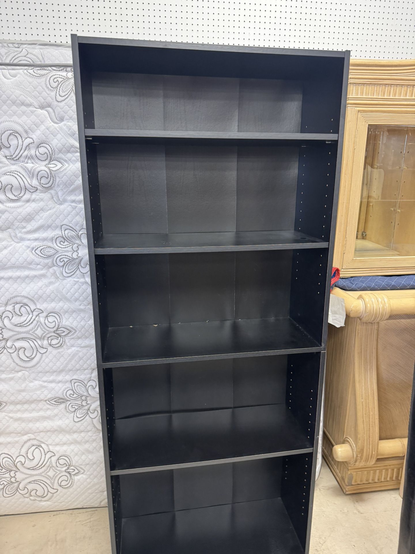 Black Bookcase - 29” x 11” x 71”